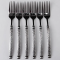 Набір столових виделок 6 штук із нержавіючої сталі 21 см вилки кухонні столові прилади сервірування HP-16978-11 (HP-16978-11)