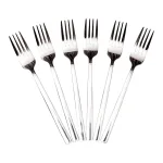 Набір столових виделок 6 штук з нержавіючої сталі 20.5 (см) Срібло HP-8-23 (HP-8-23)