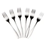 Набір столових виделок 6 штук з нержавіючої сталі 20 (см) Срібло HP-8-18 (HP-8-18)