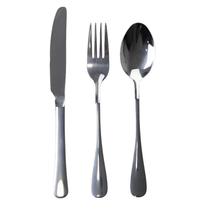 Набір туристичного посуду на 4 персони посуд для походу, пікніка 24 предмети в чохлі з нержавійки Срібло (HP-20-68) - зображення 3