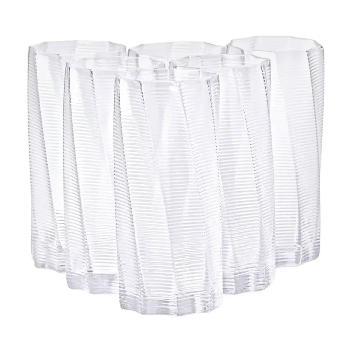 Набор из 6 высоких стаканов, 500 мл для лимонада, воды, сока и коктейлей. (HP-16-17) - изображение 1