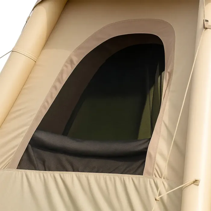 Надувний 3-місний намет 230×230×150 (см) для туризму та риболовлі намет з надувним каркасом Бежевий LU-021 (LU-021) - изображение 2