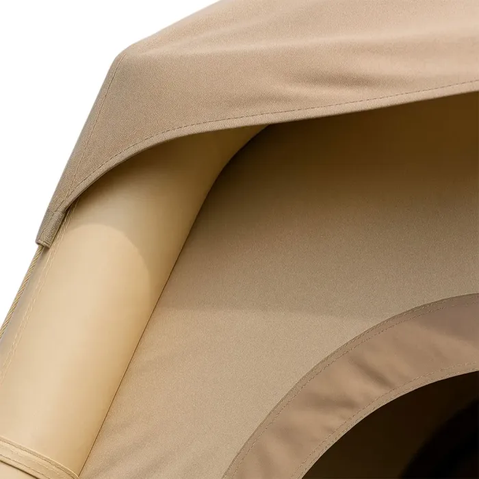 Надувний 3-місний намет 230×230×150 (см) для туризму та риболовлі намет з надувним каркасом Бежевий LU-021 (LU-021) - изображение 3