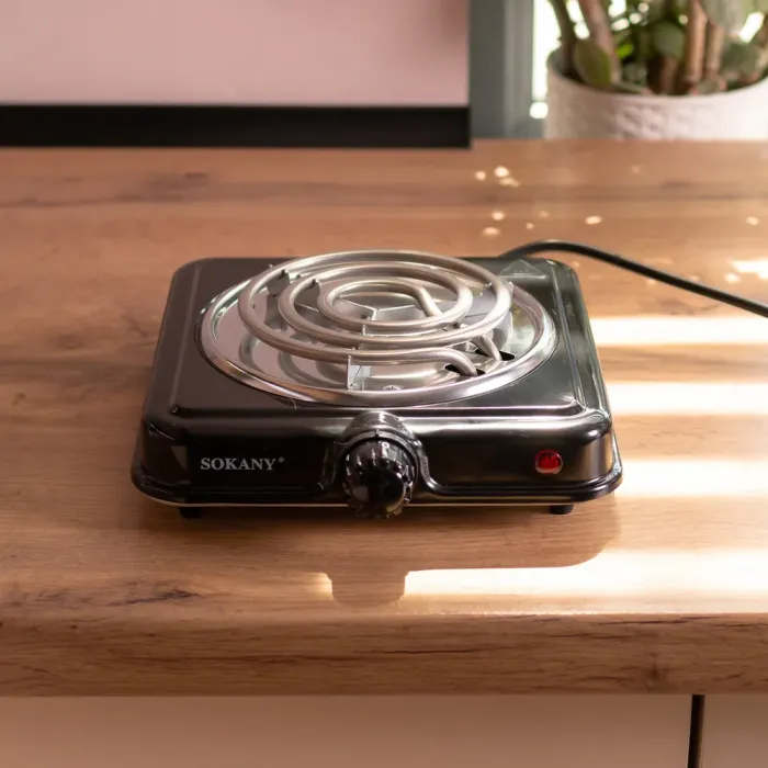Настільна електрична плита на одну конфорку 1000 Вт SOKANY SK-5111 (SK-5111) - изображение 8