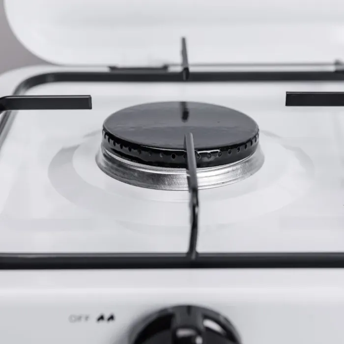 Настольная газовая плита на 2 конфорки мини газовая плита для баллонного газа Белая Sokany (SK-6002W) - изображение 6