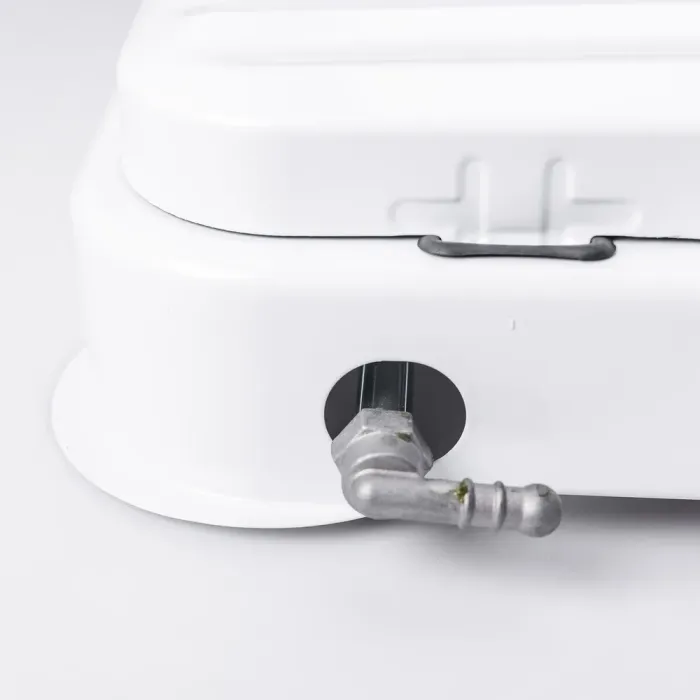 Настольная газовая плита на 2 конфорки мини газовая плита для баллонного газа Белая Sokany (SK-6002W) - изображение 8