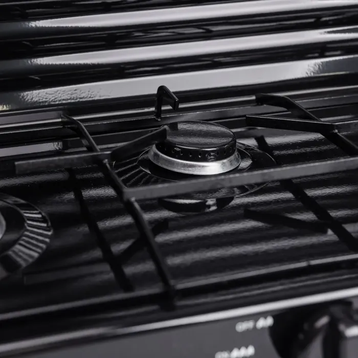 Настольная газовая плита на 3 конфорки мини газовая плита для баллонного газа Черная Sokany (SK-6003B) - изображение 4