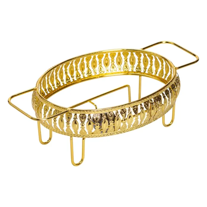 Настільна мармітниця 32×23×14 (см) порцелянова 1.2 (л) на металевій підставці HP-26-8 (HP-26-8) - зображення 5