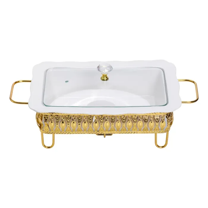 Настільна мармітниця порцелянова 36×21×15 (см) на підставці 1.5 (л) HP-26-6 (HP-26-6) - изображение 2