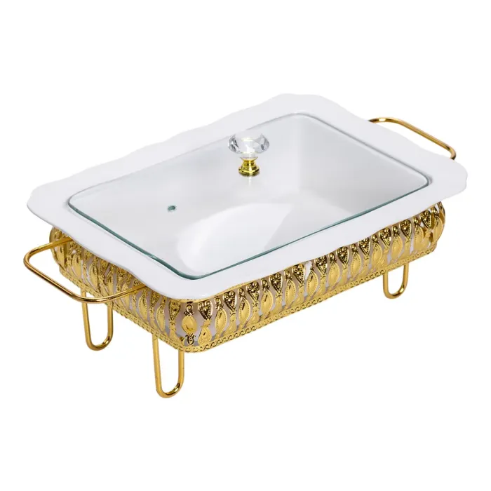 Настільна мармітниця порцелянова 36×21×15 (см) на підставці 1.5 (л) HP-26-6 (HP-26-6) - изображение 3