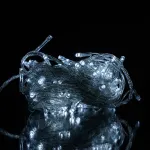 Новорічна гірлянда кімнатна нитка 10 м 120 LED білий провід Білий W120LED10MWW (W120LED10MWW)