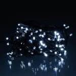 Новорічна гірлянда кімнатна нитка 10 м 120 LED чорний провід Білий W120LED10MBW (W120LED10MBW)