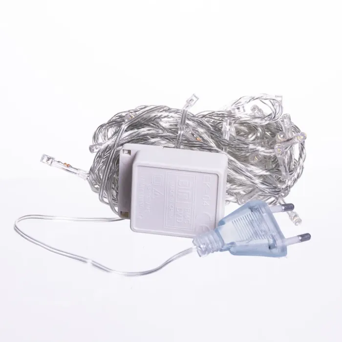 Новорічна гірлянда кімнатна нитка 10 м 120 LED чорний провід Жовтий W120LED10MBY (W120LED10MBY) - изображение 4