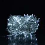 Новорічна гірлянда кімнатна нитка 14 м 160 LED кімнатна гірлянда білий провід Біле світло W160LED16MWW (W160LED16MWW)