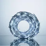 Новорічна гірлянда кімнатна нитка 22 м 220 LED кімнатна гірлянда білий провід Біле світло W220LED22MWW (W220LED22MWW)