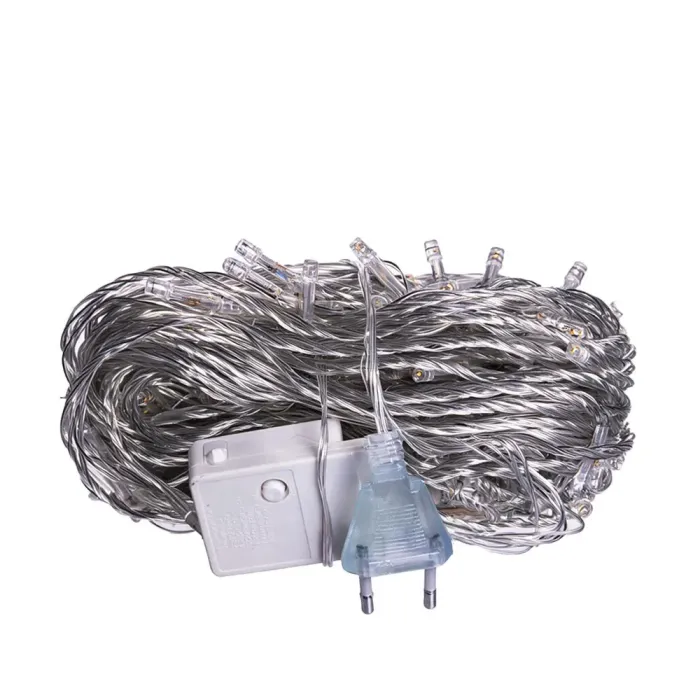 Новорічна гірлянда кімнатна нитка 22 м 220 LED білий провід Жовтий W220LED22MWY (W220LED22MWY) - изображение 3