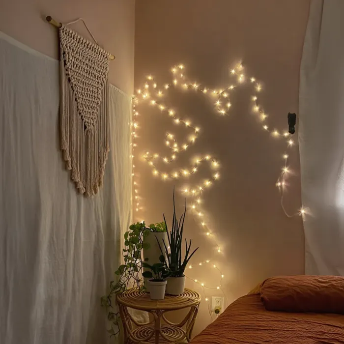 Новорічна гірлянда кімнатна нитка 22 м 220 LED білий провід Жовтий W220LED22MWY (W220LED22MWY) - изображение 6