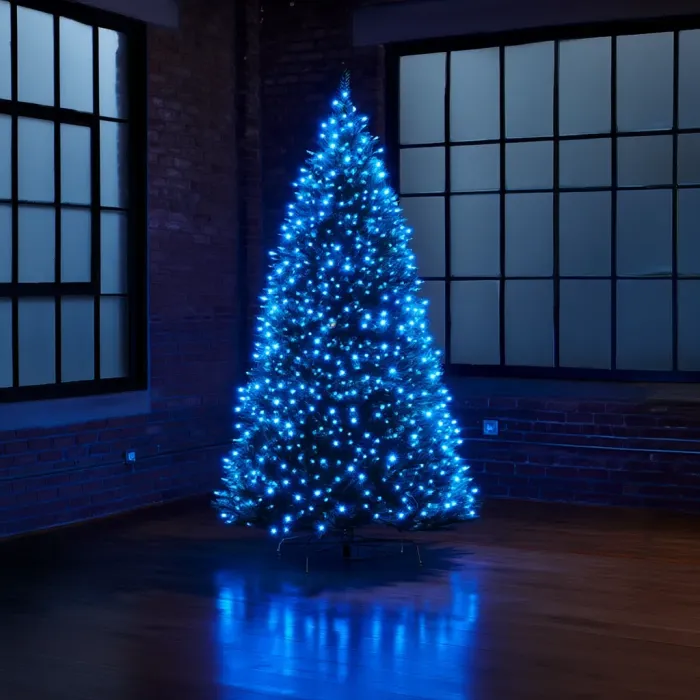 Новорічна гірлянда Хвойна лапа 100 м 3000 LED білий провід Синє сяйво D3000L100MWBL (D3000L100MWBL) - зображення 2