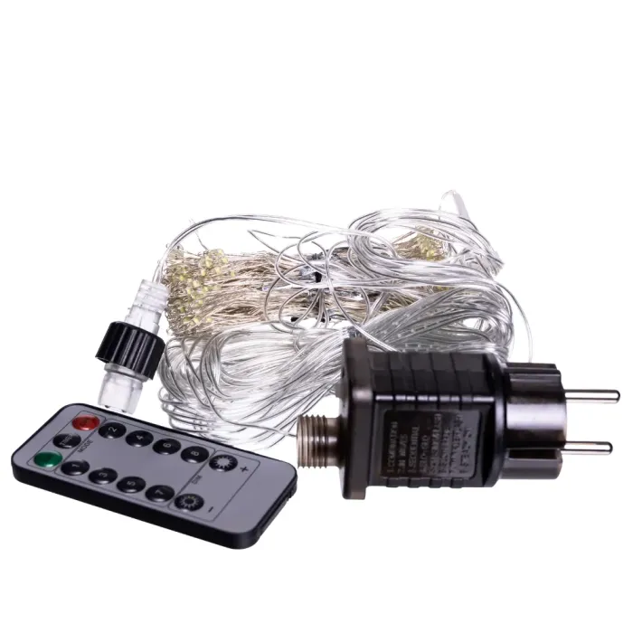 Новорічна гірлянда Хвойна лапа 3х2 м 400 LED Жовте світло D400LED2MY (D400LED2MY) - изображение 3