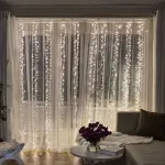 Новорічна гірлянда кімнатна штора роса Хвойна лапа 3х3 м 600 LED Біле світло D600LED3MW (D600LED3MW)