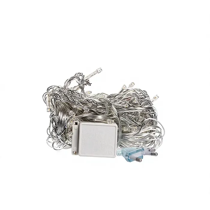 Новорічна гірлянда штора 1,5х1,5 м 64 LED білий провід Білий ZWM1564LEDW (ZWM1564LEDW) - изображение 2