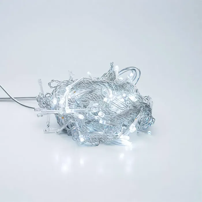 Новорічна гірлянда штора 2х2 м 80 LED кімнатна білий провід Білий ZWM2280LEDW (ZWM2280LEDW) - зображення 1