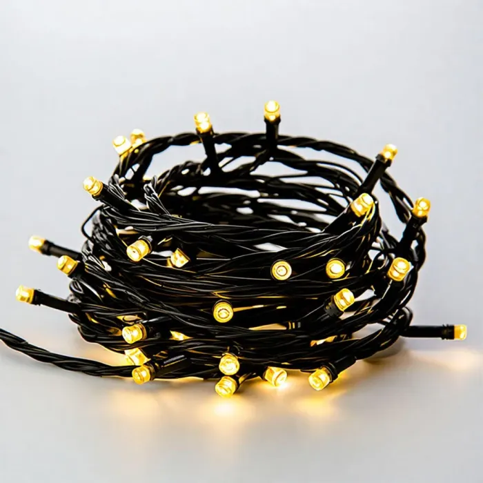 Новорічна гірлянда штора 3х2 м 144 LED кімнатна білий провід Жовтий ZWM32144LEDY (ZWM32144LEDY) - зображення 1