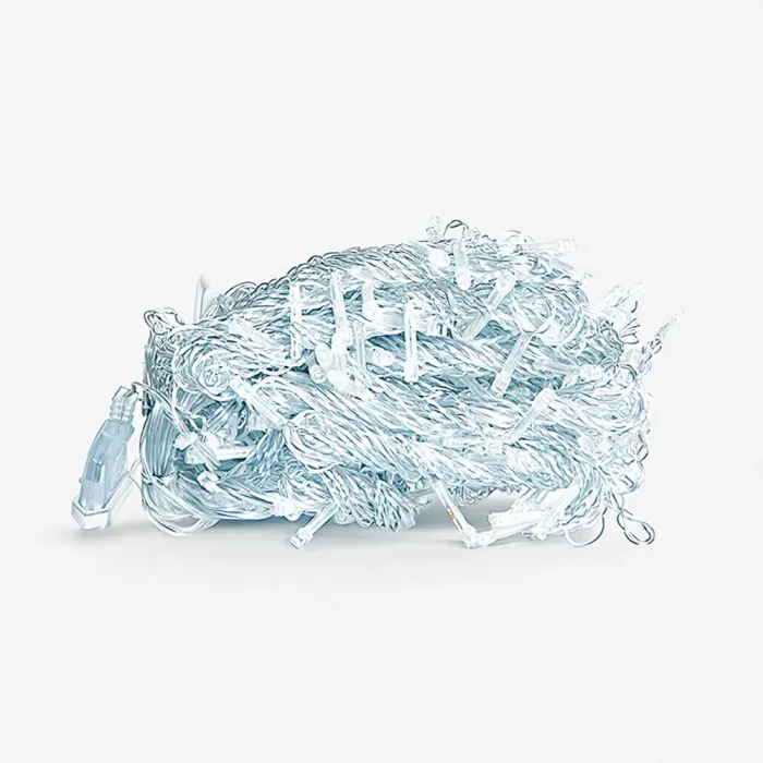 Новорічна гірлянда штора 3х3 м 192 LED кімнатна білий провід Білий ZWM33192LEDW (ZWM33192LEDW) - зображення 1