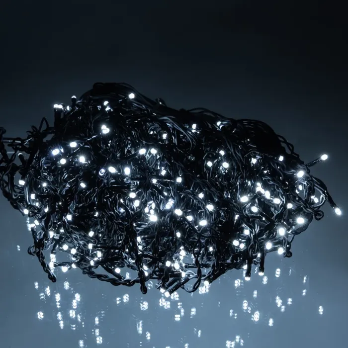 Новорічна гірлянда вулична Бахрома 36 м 600 LED чорний провід Білий 36МBW (36МBW) - изображение 1