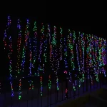 Новорічна гірлянда вулична Бахрома 36 м 600 LED чорний провід Мультиколор 36МBML (36МBML)