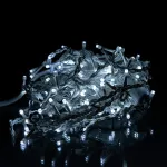 Новорічна гірлянда вулична Бахрома 6 м 105 LED білий провід Білий 6МWW (6МWW)