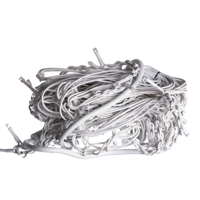 Новорічна гірлянда вулична Бахрома 6 м 105 LED білий провід Жовтий 6МWY (6МWY) - изображение 3