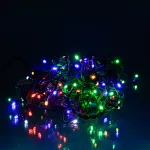 Новорічна гірлянда вулична Бахрома 6 м 105 LED чорний провід Мультиколор 6МBML (6МBML)