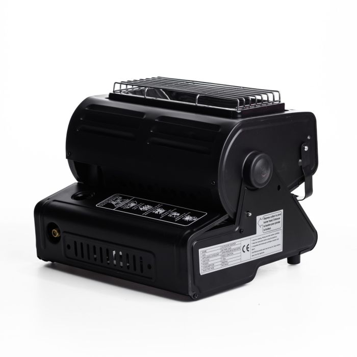 Обігрівач-плита туристична газова HP-DS3-8 1300 Вт чорна газова плита настільна (HP-DS3-8) - зображення 1