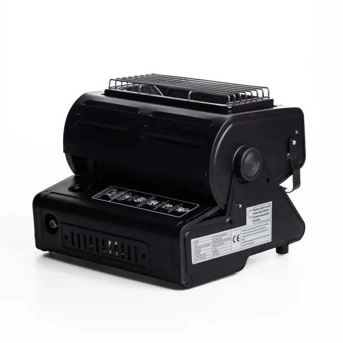 Обігрівач-плита туристична газова HP-DS3-8 1300 Вт чорна газова плита настільна (HP-DS3-8) - зображення 1