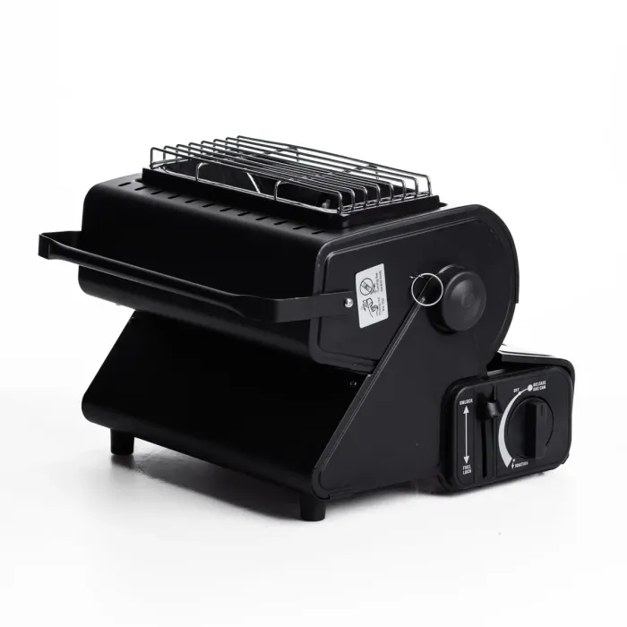 Обігрівач-плита туристична газова HP-DS3-8 1300 Вт чорна газова плита настільна (HP-DS3-8) - зображення 4