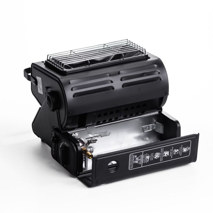 Обігрівач-плита туристична газова HP-DS3-8 1300 Вт чорна газова плита настільна (HP-DS3-8) - зображення 5