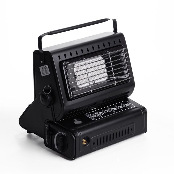 Обігрівач-плита туристична газова HP-DS3-8 1300 Вт чорна газова плита настільна (HP-DS3-8) - зображення 6