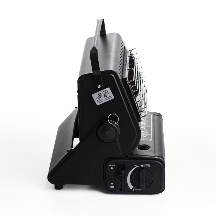 Обігрівач-плита туристична газова HP-DS3-8 1300 Вт чорна газова плита настільна (HP-DS3-8) - зображення 7