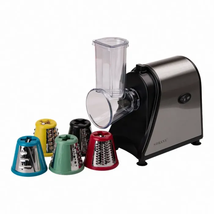 Овощерезка 6 в 1 5 насадок Электрическая скибороза 1000 Вт Sokany (SK-1178) - изображение 2