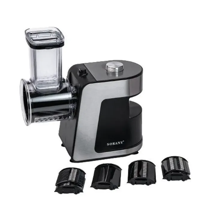 Овочерізка Sokany електрична 5 в 1 багатофункціональна універсальна електроовочерізка з насадками (SK-1180) - изображение 1