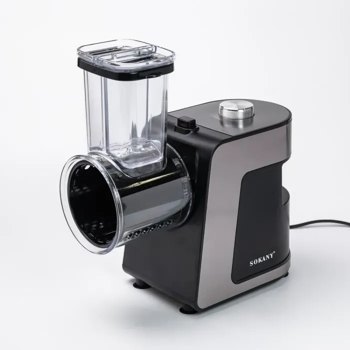 Овощерезка Sokany электрическая 5 в 1 многофункциональная универсальная электроовочерезка с насадками (SK-1180) - изображение 2