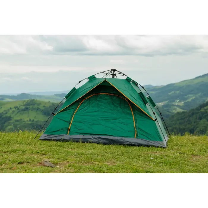 Намет автоматичний 2 х місний туристичний для риболовлі для кемпінгу двомісний водонепроникний (LU001O) - зображення 2