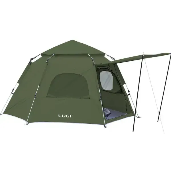 Намет автоматичний тримісний 240×210×130 (см) кемпінговий туристичний LU-020 Хакі (LU-020) - зображення 1