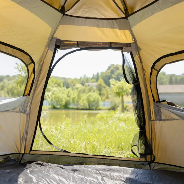 Намет автоматичний тримісний 240×210×130 (см) кемпінговий туристичний LU-020 Хакі (LU-020) - зображення 10