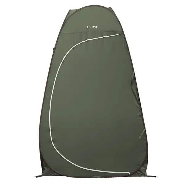 Намет душ-туалет для кемпінгу автомат 120×120×190 (см) тент для душу та туалету туристичний LU-015DGR Хакі (LU-015DGR) - зображення 1