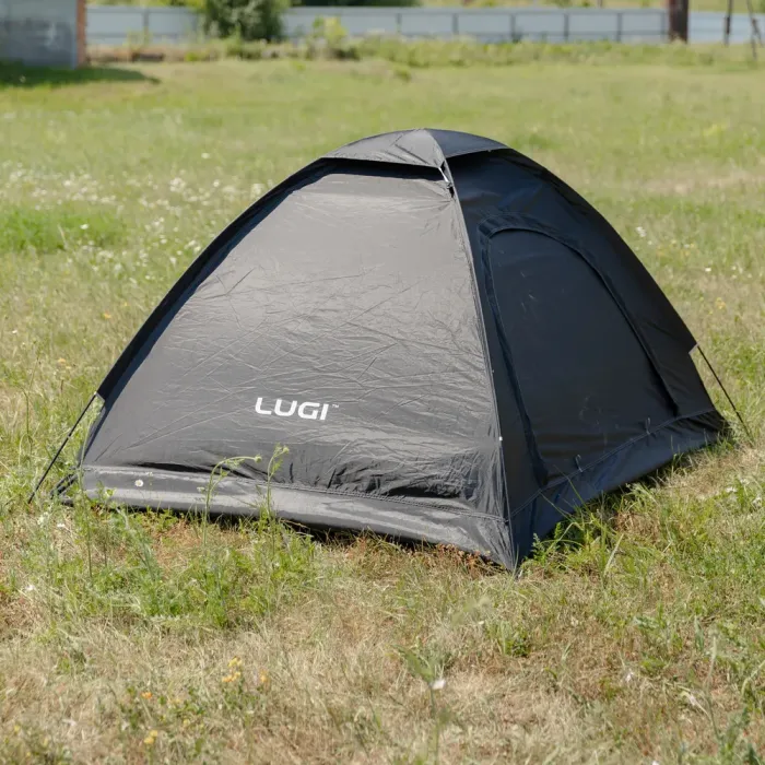 Намет двомісний 200×150×120 см кемпінговий туристичний для риболовлі LU-025B Чорний (LU-025B) - изображение 5