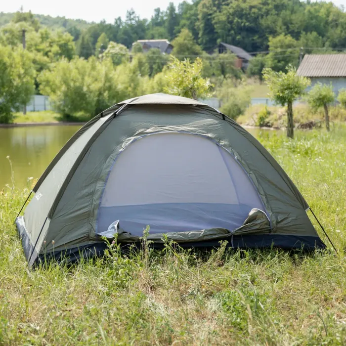Намет двомісний 200×150×120 (см) кемпінговий туристичний для риболовлі, полювання LU-025GR Хакі (LU-025GR) - изображение 4