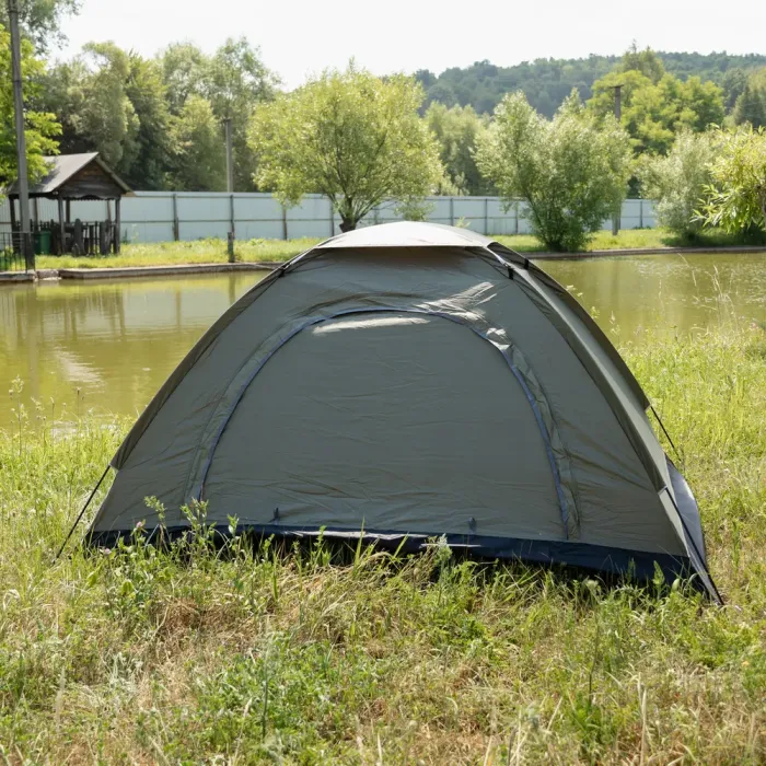 Намет двомісний 200×150×120 (см) кемпінговий туристичний для риболовлі, полювання LU-025GR Хакі (LU-025GR) - изображение 5