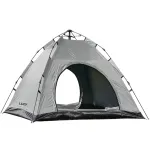 Намет кемпінговий 2 на 2 метри автоматичний для риболовлі походу туристичний LU-019G Сірий (LU-019G)